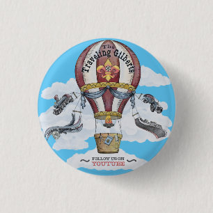Macaron Rond 2,50 Cm Traveling Gilberts Button