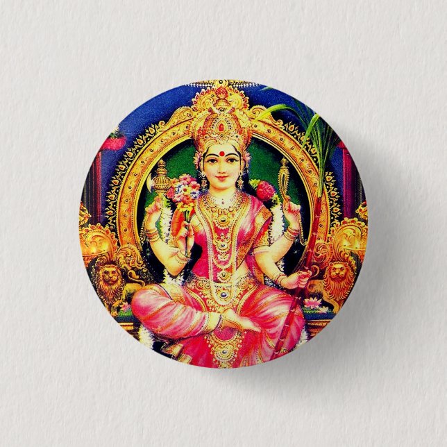 Macaron Rond 2,50 Cm Tripura Sundari (Lalita) (Devant)