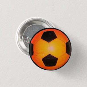 Macaron Rond 2,50 Cm Trois ballons de football