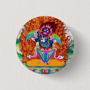 Macaron Rond 2,50 Cm Trois grands saints Cool oriental Dorje Phurba