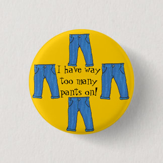 Macaron Rond 2,50 Cm Trop de bouton de pantalon