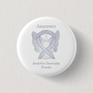 Macaron Rond 2,50 Cm Trouble de la personnalité du Borderline Trouble d