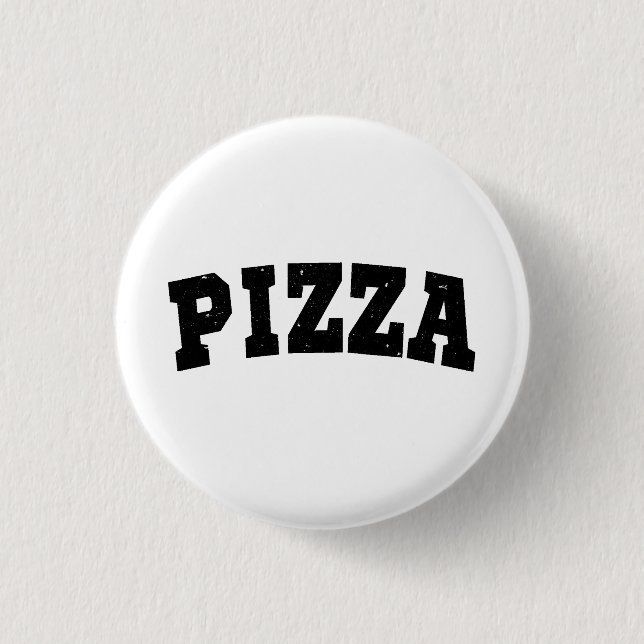Macaron Rond 2,50 Cm Trucker T-Shirt Pizza (Devant)