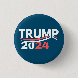 Macaron Rond 2,50 Cm trump 2024, trump 2024 le retour, biden n'est pas