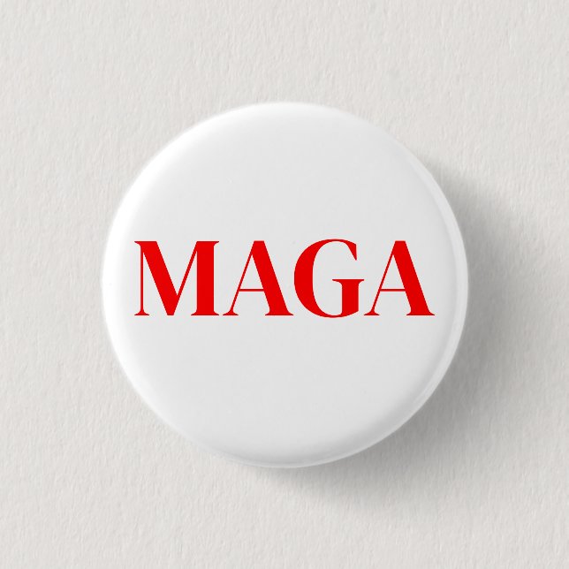 Macaron Rond 2,50 Cm Trump Maga 2024 (Devant)