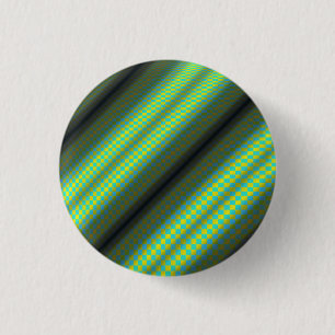 Macaron Rond 2,50 Cm Tubes À damiers vert et jaune par Kenneth Yoncich