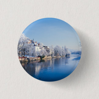 Macaron Rond 2,50 Cm Tübingen, Allemagne après les chutes de neige