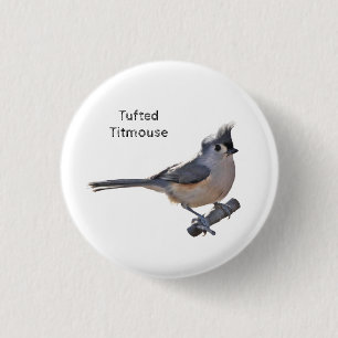 Macaron Rond 2,50 Cm Tufted Titmouse