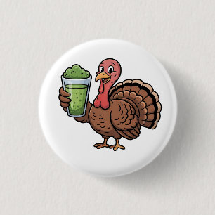 Macaron Rond 2,50 Cm Turquie Boire des amoureux de Matcha Thanksgiving