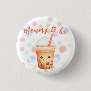 Macaron Rond 2,50 Cm Un peu de bubble tea Cu-Tea - Future maman