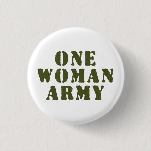MACARON ROND 2,50 CM UNE ARMÉE FEMME