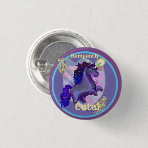 Macaron Rond 2,50 Cm Unicorne mignonne 