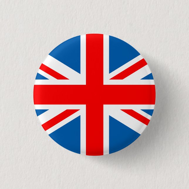 Macaron Rond 2,50 Cm Union Jack (Devant)