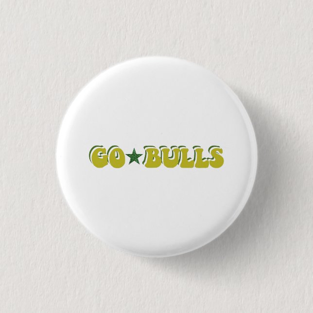 Macaron Rond 2,50 Cm University of South Florida Gameday Button (Devant)