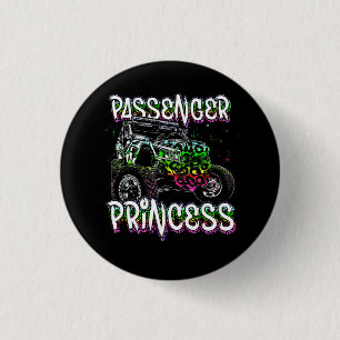 Macaron Rond 2,50 Cm Utv Passenger Princess Amateurs Utv Sxs Riding