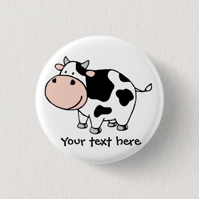 Macaron Rond 2,50 Cm Vache (Devant)