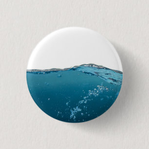 Macaron Rond 2,50 Cm Vague cool bleu clair
