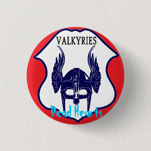 Macaron Rond 2,50 Cm Valkyries - romans morts de coeurs