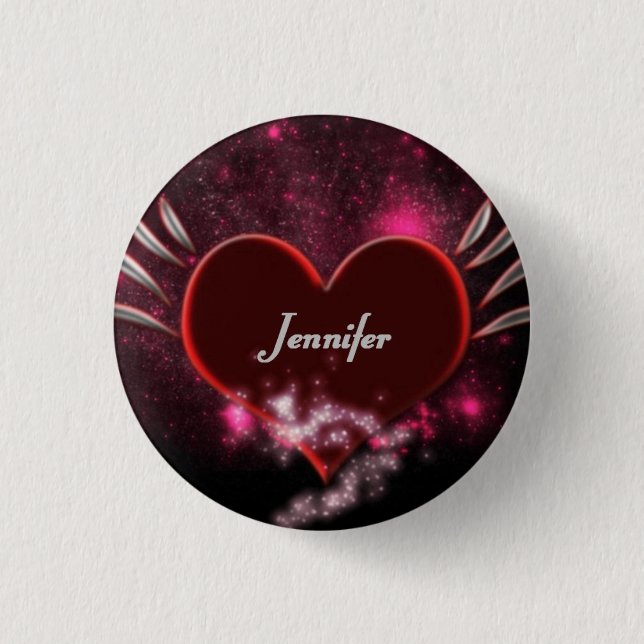 Macaron Rond 2,50 Cm Vampire_Heart_Jennifer (Devant)