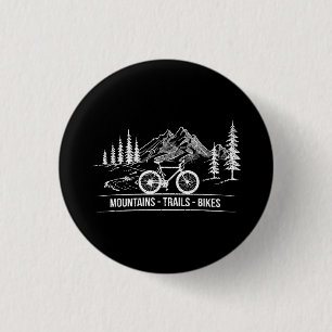 Macaron Rond 2,50 Cm Vélos Mountain Trail - Vélo cycliste Rider