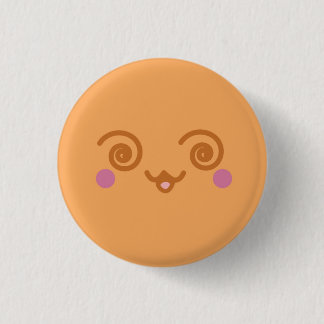 Macaron Rond 2,50 Cm Vers oranges 2 de visage de souffle