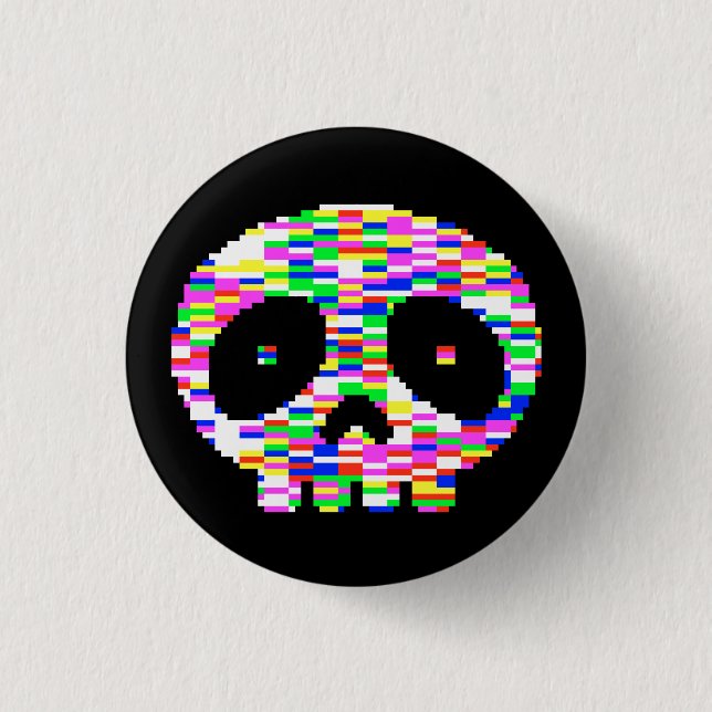 MACARON ROND 2,50 CM VERSION DE BOUTON DU CRÂNE II (Devant)