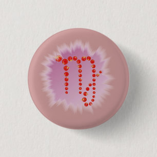 Macaron Rond 2,50 Cm Vierge du 23 août au 23 septembre