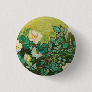 Macaron Rond 2,50 Cm Vincent Van Gogh Wild Roses