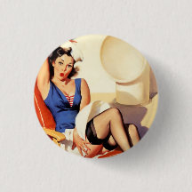 Vintage Elvgren Cruise Navire Retro Pin Up Girl