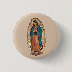 Macaron Rond 2,50 Cm Virgen de Guadalupe