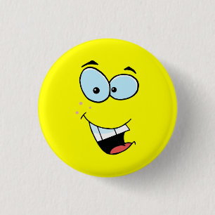 Macaron Rond 2,50 Cm Visage riant