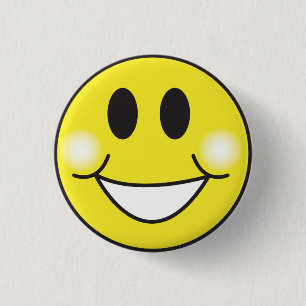 Macaron Rond 2,50 Cm Visage souriant
