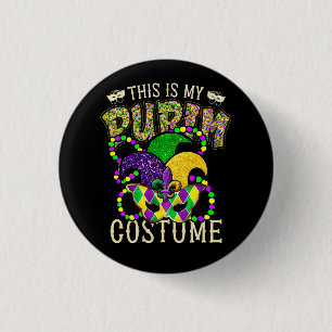 Macaron Rond 2,50 Cm Voici Mon Costume Purim Juif Purim Mardi Gras M