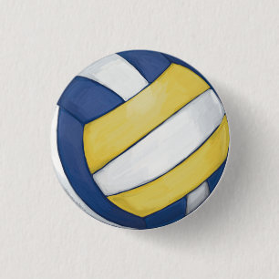Macaron Rond 2,50 Cm Volleyball