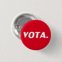 Vota vote en espagnol rouge blanc politique modern
