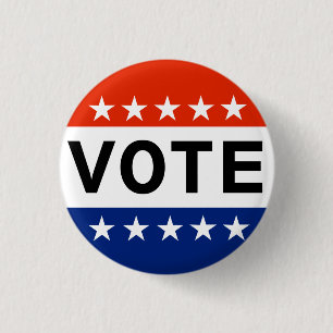 Macaron Rond 2,50 Cm Vote America