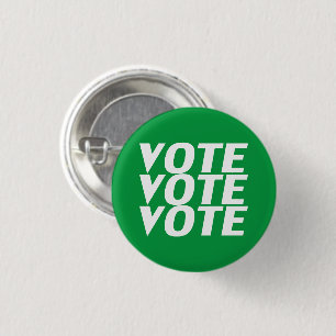 Macaron Rond 2,50 Cm vote green and white
