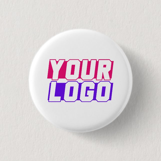 Macaron Rond 2,50 Cm Votre logo ici (Devant)
