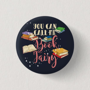 Macaron Rond 2,50 Cm Vous Pouvez M'Appeler Réserver Fairy Nerd Librairi