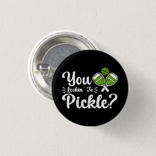 Macaron Rond 2,50 Cm Vous recherchez Pickle Pickleball Player Drôle