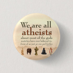 Macaron Rond 2,50 Cm We Are All Atheists