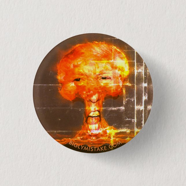 MACARON ROND 2,50 CM WW3 LE RATINGES SERA YUGE ! (Devant)