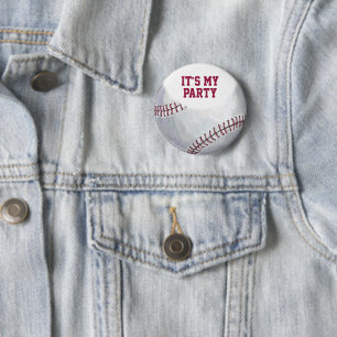Macaron Rond 5 Cm 02of12 Anniversaire de baseball sur mesure