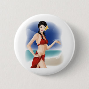 Macaron Rond 5 Cm 031 Vecteur converti Mélange filles vectoriel gra