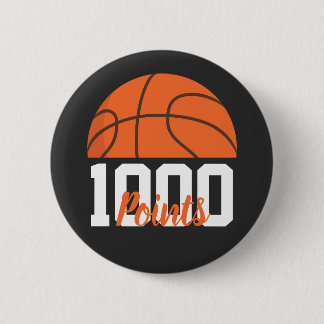 Macaron Rond 5 Cm 1000 Career Points Scorer Basketball High School