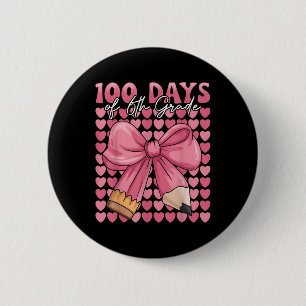 Macaron Rond 5 Cm 100 Jours De Filles De 6E Année Cute Bow 100e Jour