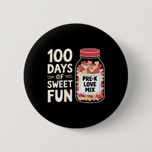 Macaron Rond 5 Cm 100 Jours De Fun Sucré Mignonne Enseignante De Fil