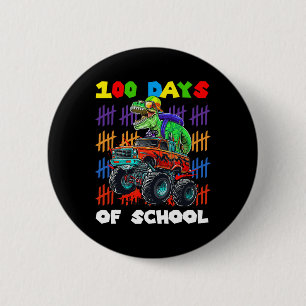 Macaron Rond 5 Cm 100 Jours D'École Trex 100 Jours Plus Smarter 100E