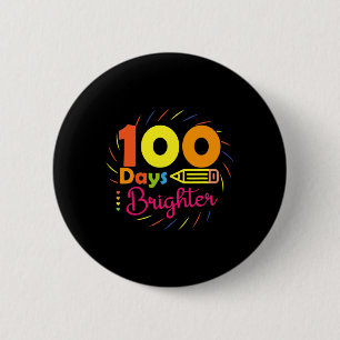 Macaron Rond 5 Cm 100 jours plus brillant - 100 jours de l'école ens