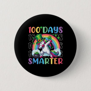 Macaron Rond 5 Cm 100 jours plus intelligent dabbing licorne irlanda